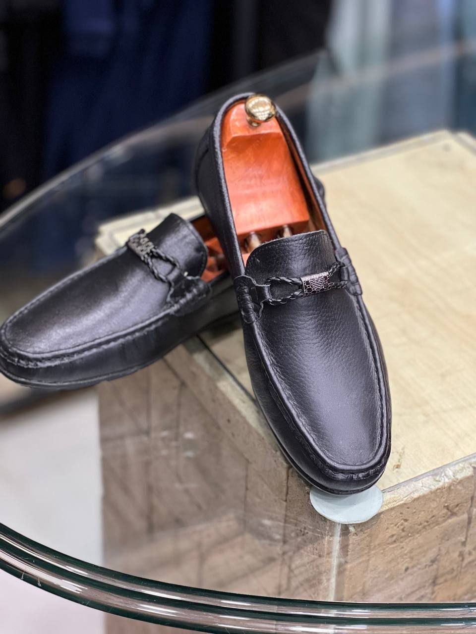 کالج Ferragamo چرم طبیعی