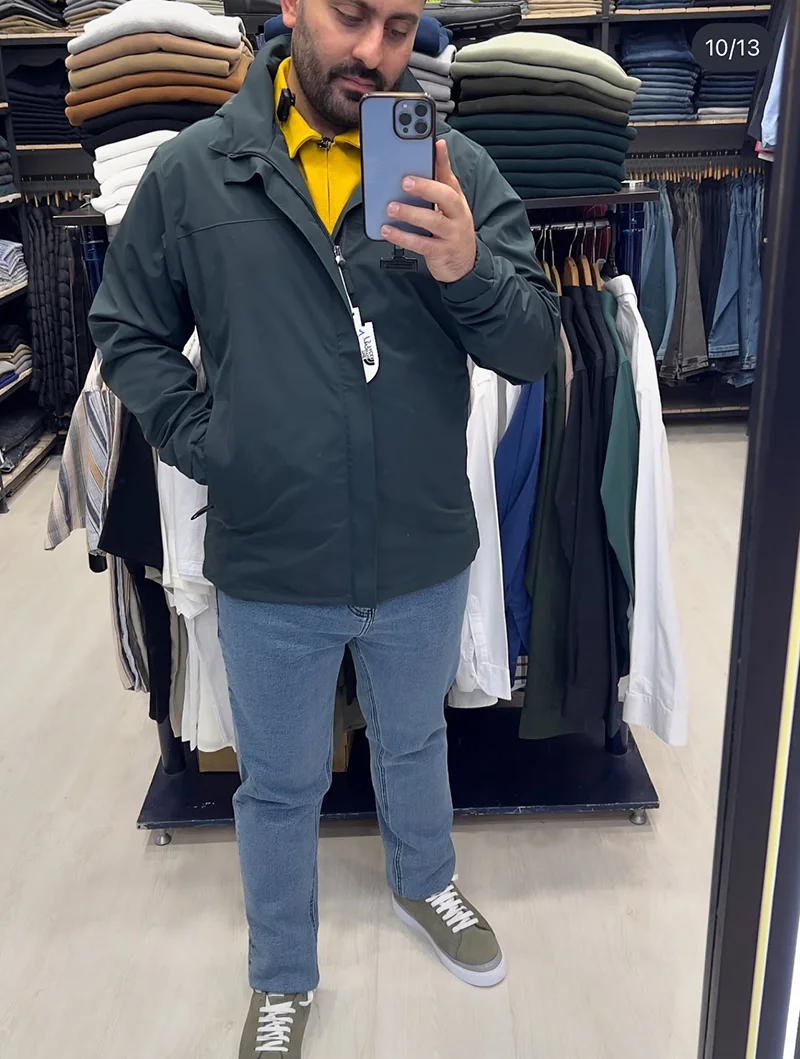 بادگیر مردانه ZARA مدل برزنتی